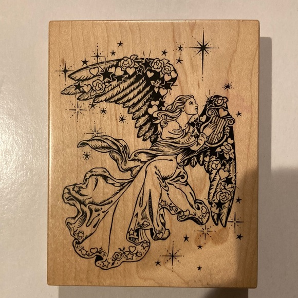 Wood Stamp PSX Lot: Christmas Wreath Angel - Picture 4 of 8